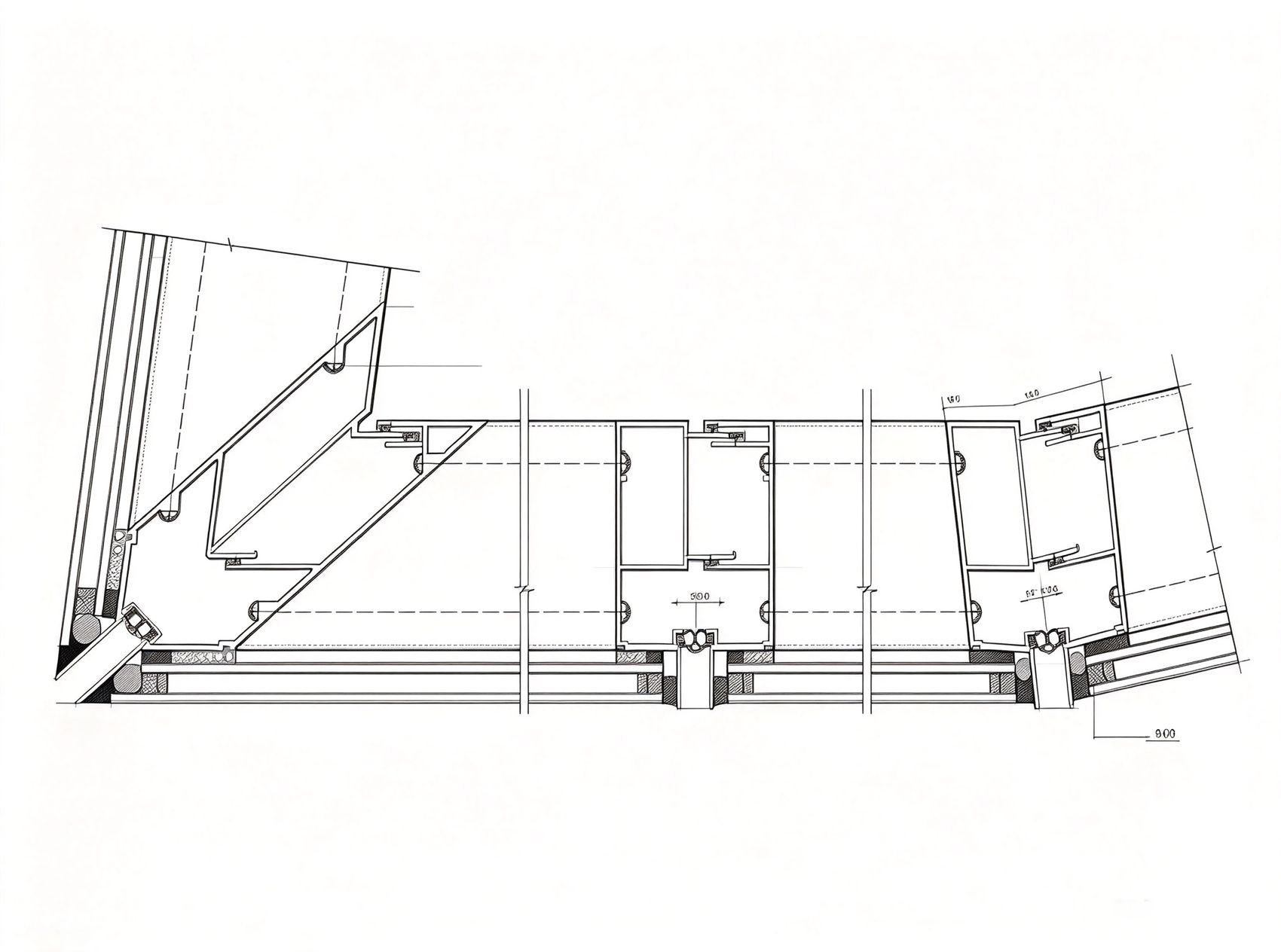 Technical drawing / Facade profile detail